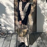 【サスペンダー取り外し可】ラップデザインスカート | JUNOAH | 詳細画像5 