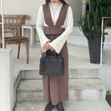 【サスペンダー取り外し可】ラップデザインスカート | JUNOAH | 詳細画像8 