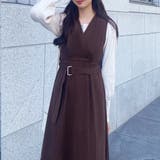 カシュクールマーメイドジャンパースカート | JUNOAH | 詳細画像11 