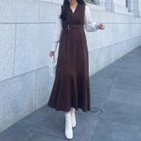 カシュクールマーメイドジャンパースカート | JUNOAH | 詳細画像9 