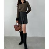 バイカラーニットトップス | JUNOAH | 詳細画像10 