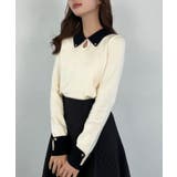 バイカラーニットトップス | JUNOAH | 詳細画像6 