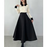 バイカラーニットトップス | JUNOAH | 詳細画像7 