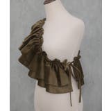 サッシュ付きベロアドッキングニットワンピース | JUNOAH | 詳細画像17