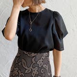 パフスリーブシアートップス | JUNOAH | 詳細画像5 