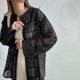 ノーカラーレースシャツ | JUNOAH | 詳細画像10