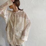 ノーカラーレースシャツ | JUNOAH | 詳細画像2