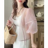 ワッシャーシアー2wayリボンブラウス | JUNOAH | 詳細画像29 