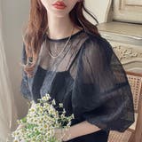 ワッシャーシアー2wayリボンブラウス | JUNOAH | 詳細画像9 