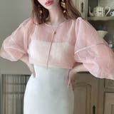 ワッシャーシアー2wayリボンブラウス | JUNOAH | 詳細画像26 