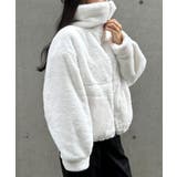 アイボリー | 2wayカラージップ中綿ファーコート | JUNOAH