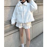 2wayカラージップ中綿ファーコート | JUNOAH | 詳細画像5 