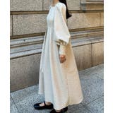 ボリュームスリーブふくれジャガードワンピース | JUNOAH | 詳細画像3 