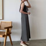 ダブルストラップチュールキャミワンピース | JUNOAH | 詳細画像11