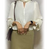 サテンライクリボンブラウス | JUNOAH | 詳細画像6