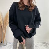 ブラック | カフススリットスウェット | JUNOAH