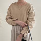 ベージュ | カフススリットスウェット | JUNOAH