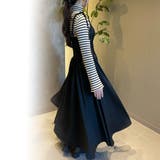 ショルダーリボンコルセットフレアキャミワンピース | JUNOAH | 詳細画像6