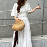 パフスリーブバックリボンショートトップス | JUNOAH | 詳細画像2