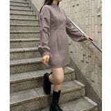 ハイネックウエストタックミニワンピース | JUNOAH | 詳細画像10