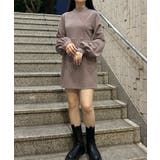 ハイネックウエストタックミニワンピース | JUNOAH | 詳細画像9