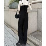 バックレースアップビスチェ+スラックスパンツ set | JUNOAH | 詳細画像11