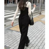 ブラック | バックレースアップビスチェ+スラックスパンツ set | JUNOAH