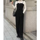 バックレースアップビスチェ+スラックスパンツ set | JUNOAH | 詳細画像8