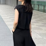 キーネックショートベスト | JUNOAH | 詳細画像3 