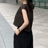 キーネックショートベスト | JUNOAH | 詳細画像9 