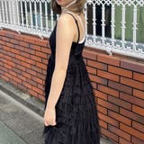 チュールティアードキャミワンピース | JUNOAH | 詳細画像4
