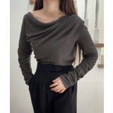 ドレープデザインカットソー | JUNOAH | 詳細画像10