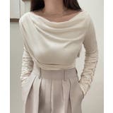 ドレープデザインカットソー | JUNOAH | 詳細画像13