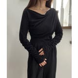 ドレープデザインカットソー | JUNOAH | 詳細画像3