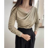 ドレープデザインカットソー | JUNOAH | 詳細画像6