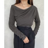 ドレープデザインカットソー | JUNOAH | 詳細画像8