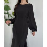 ボートネックマーメイドワンピース | JUNOAH | 詳細画像3