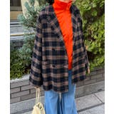 オーバーサイズチェックテーラードシャツジャケット | JUNOAH | 詳細画像2