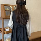 パフスリーブドッキングワンピース 韓国ファッション | JUNOAH | 詳細画像11