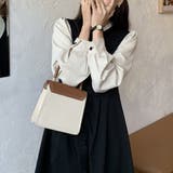 パフスリーブドッキングワンピース 韓国ファッション | JUNOAH | 詳細画像8