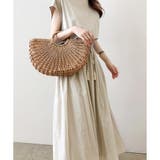 リネンタッチワンピース フレンチスリーブコットンワンピース 韓国ファッション | JUNOAH | 詳細画像17