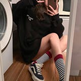 ワンポイントプルオーバートレーナー 韓国ファッション | JUNOAH | 詳細画像2