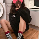 ワンポイントプルオーバートレーナー 韓国ファッション | JUNOAH | 詳細画像5