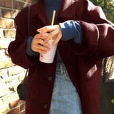 ワイン | 4Bハーフコート 韓国ファッション | JUNOAH