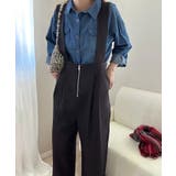 フロントジップサロペット | LAUIR | 詳細画像4 