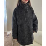 ボリュームスリーブシャギーステンカラーコート | LAUIR | 詳細画像1 