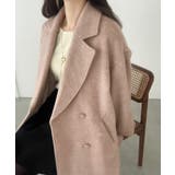 クリーム | シャギーテーラードミドルコート | LAUIR