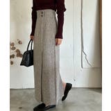 裏起毛ラップ風ツイードスカート | LAUIR | 詳細画像12 