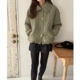 リーフ柄キルティングコート | LAUIR | 詳細画像13