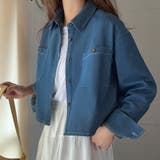 ブルー | デニムショートシャツ | LAUIR